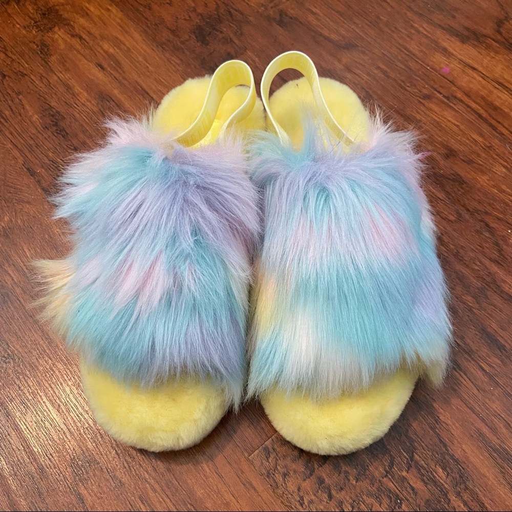 UGG Fluff Yeah Slides NWOT